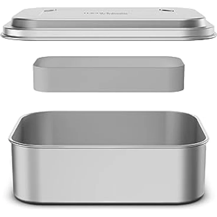 Thermos Brotdose TC Sandwich Box, Lunchbox, Edelstahl, Stainless Steel Matt, 1 L, 4167205120 – Bild 3