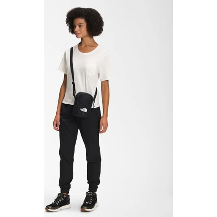 The North Face Umhängetasche JESTER CROSSBODY (1-tlg), hochwertiger Canvas-Stoff, Reißverschluss - Schwarz – Bild 5
