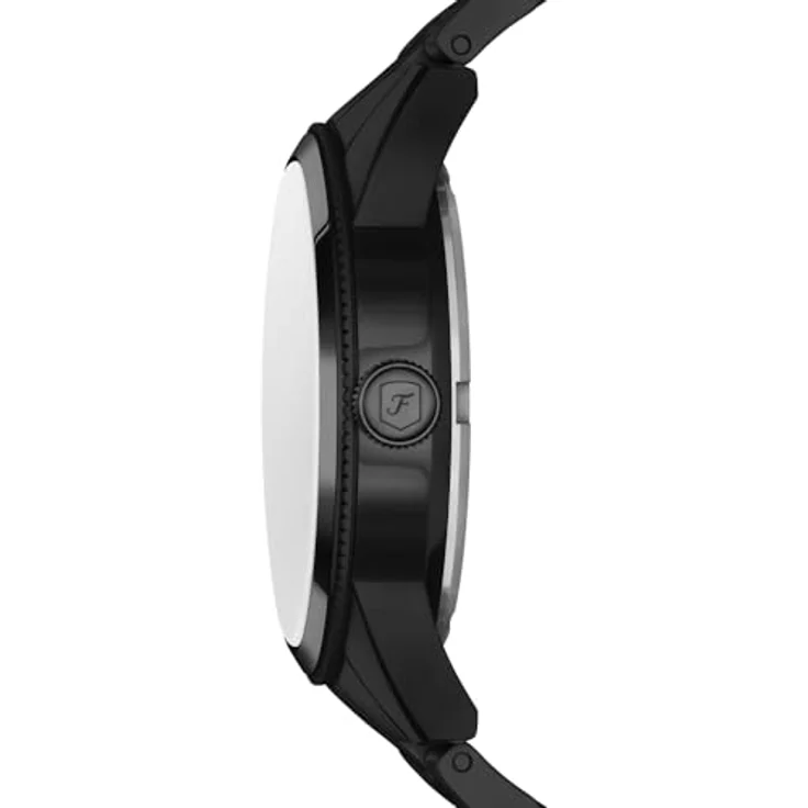 FOSSIL FS6135 Herren Analog Quarz Uhr, 42mm Edelstahlgehäuse, schwarzes Zifferblatt, schwarzes Edelstahlarmband, wasserdicht bis 50m – Bild 5