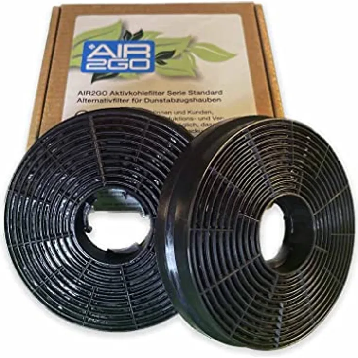 Aktivkohlefilter als Ersatz für Privileg CF130 (2 Stück)