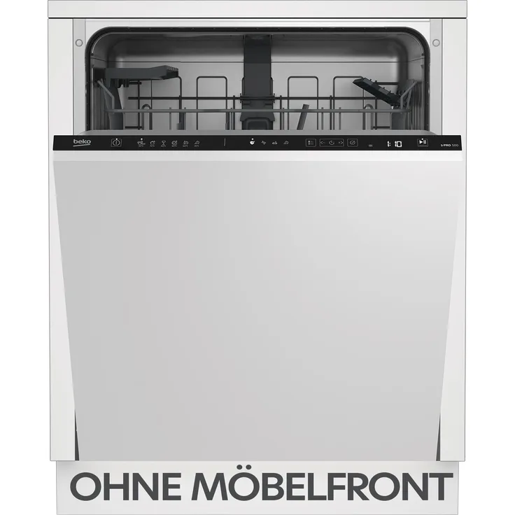 Beko BDIN36455 Einbau-Geschirrspüler, 14 Maßgedecke, 6 Programme, Besteckkorb, Watersafe+