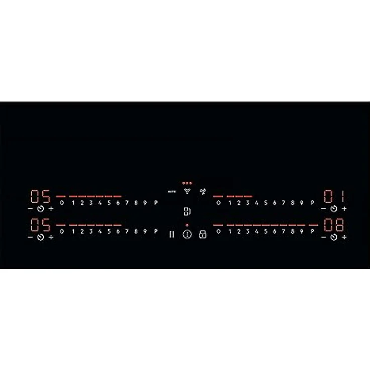 AEG CCE84543XB Kochfeld mit Dunstabzug, Einbaugerät, A+, Breite 80 cm, schwarz, edelstahl – Bild 3