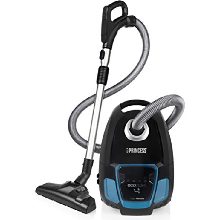 Princess EcoQuiet Staubsauger mit Beutel, fernbedienfunktion, extrem leise (62 dB), mit starker Saugleistung, 9 M Kabelzuleitung, 450W, 335010 – Bild 2