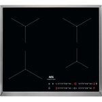 AEG IKB64431XB Autarkes Kochfeld/Induktion/Hob²Hood/Slider-Bedienung / 60 cm/Edelstahlrahmen / 4 Kochzonen/Powerfunktion/Kindersicherung