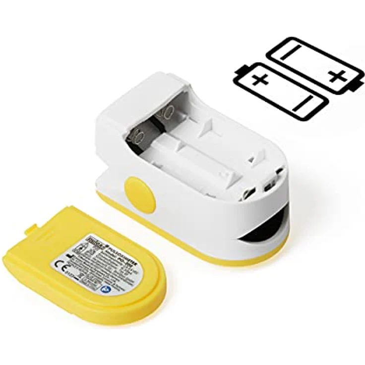 Pulsoximeter PULOX PO-100 Solo in Gelb – Bild 3