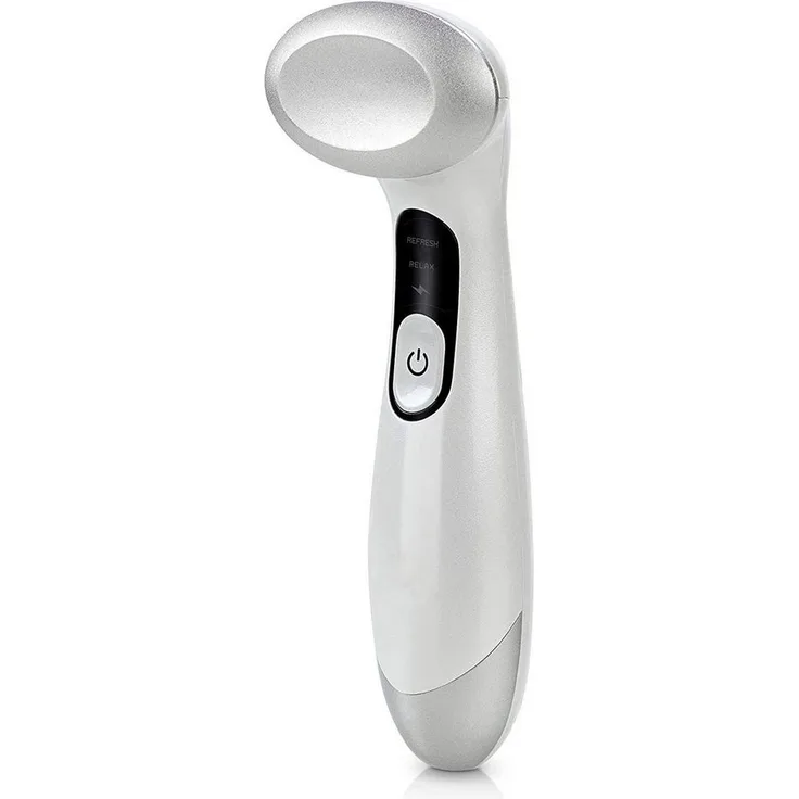 @tec Massagegerät Eye Relax Augen-Massagegerät mit Wärme, Kälte & Vibration - Anti-Aging, Augen Stift bei Augenringen, schwarz