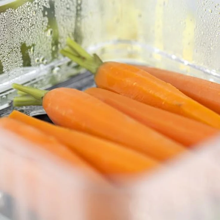 CASO ED10 - Design Eierkocher & Dampfgarer, schonendes Garen von Fisch, Gemüse, Kartoffel uvm., Elektronische Garzeitreglung, Edelstahldesign, Eiträger für bis zu 8 Eier, verschiedene Einsätze – Bild 7