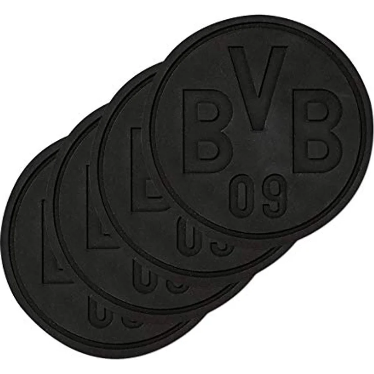 Borussia Dortmund, BVB-Silikonuntersetzer (4Stück), 0, 0 – Bild 2