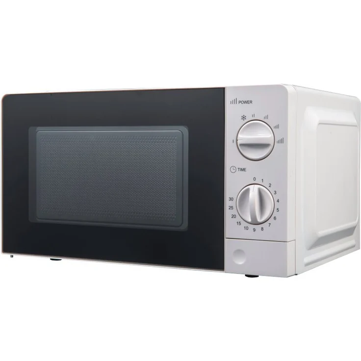DESKI Mikrowelle DESKI Mikrowelle weiß 700 Watt Microwelle Drehteller Timer 6 Stufen – Bild 1