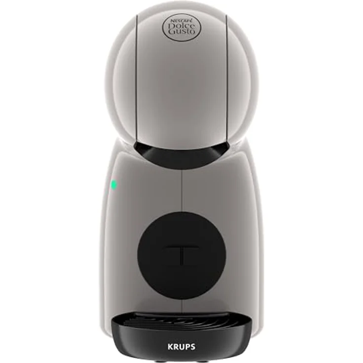 Krups KP1A3AF0 Dolce Gusto Piccolo, kompakte Kaffeekapselmaschine in Grau mit vielfältigen Getränkespezialitäten – Bild 2