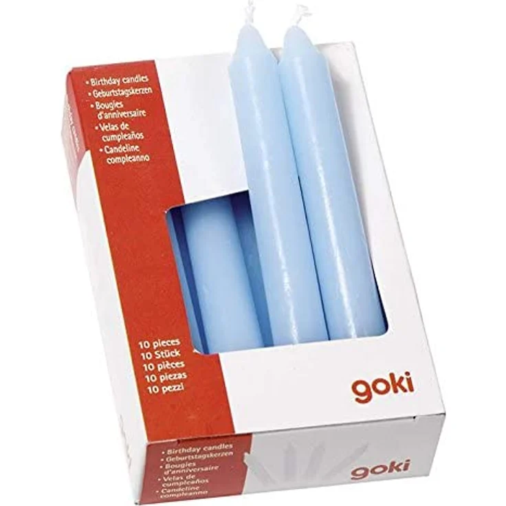 Goki Geburtstagskerzen-Set Blau – Bild 2