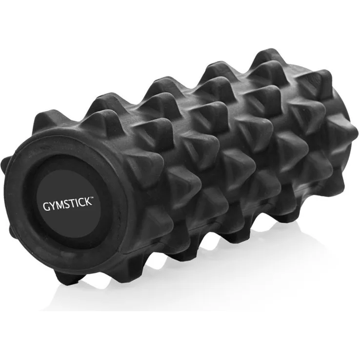 Gymstick Fascia Roller, Massagegerät mit Höckern, schwarz
