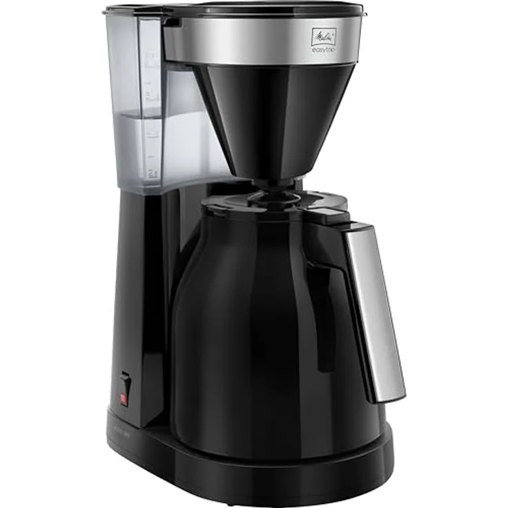 Melitta 1023-08 EasyTop Therm II Filterkaffeemaschine, 1050, Edelstahl, schwarz NEU – Bild 2