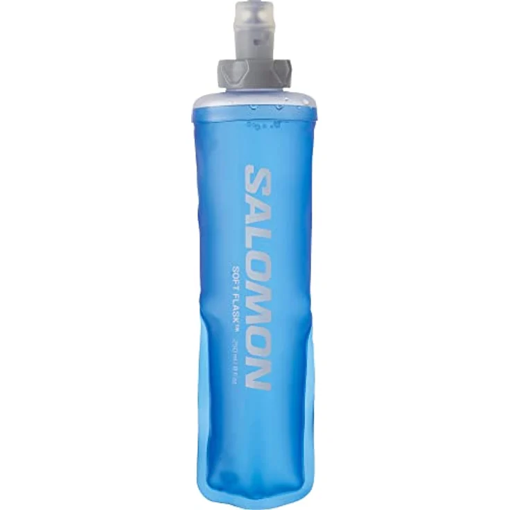 Salomon SOFT FLASK 250ml/8oz, klare blaue Trinkflasche aus Kunststoff – Bild 1