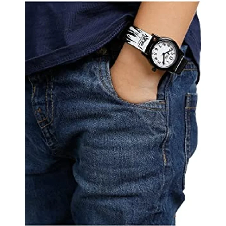 LITTLE FRIENDS FAVS Unisex-Uhren Analog Quarz One Size Schwarz, Weiß 32018078 – Bild 4