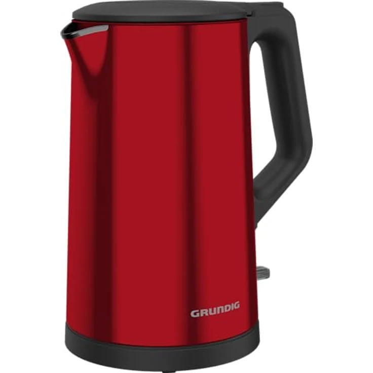 GRUNDIG WK 8340 Wasserkocher, 2.150 W Leistung, 1,5 l Fassungsvermögen, Abschaltautomatik, Cool Touch, Rot – Bild 5