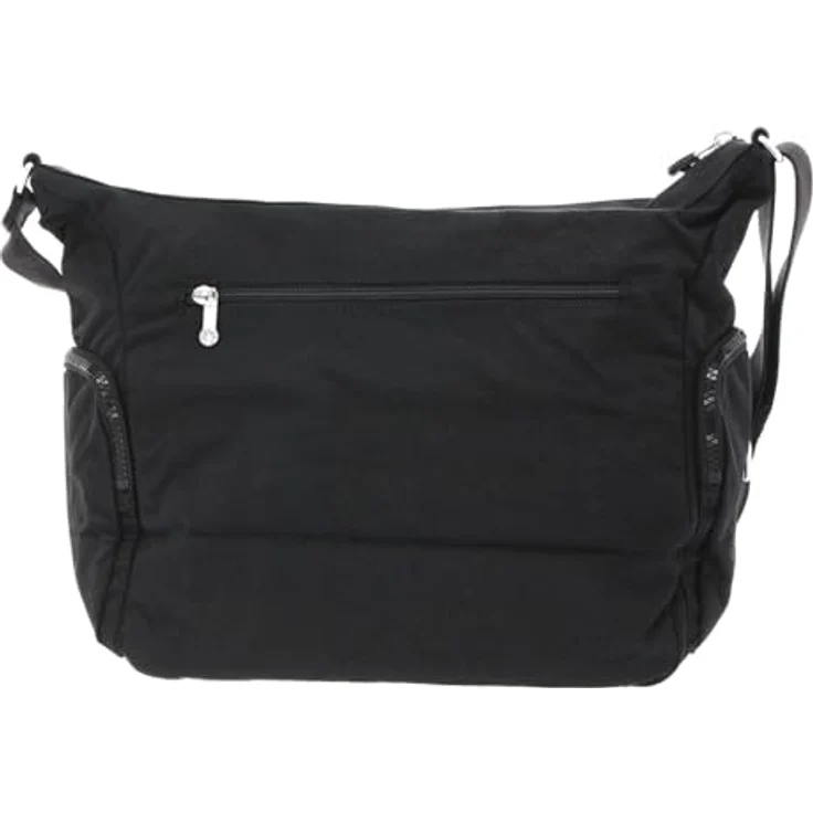 Kipling GABBIE Umhängetasche, Damen Schultertasche mit viel Stauraum und zusätzlichen Reißverschlusstaschen, 35,5 cm, Schwarz – Bild 4