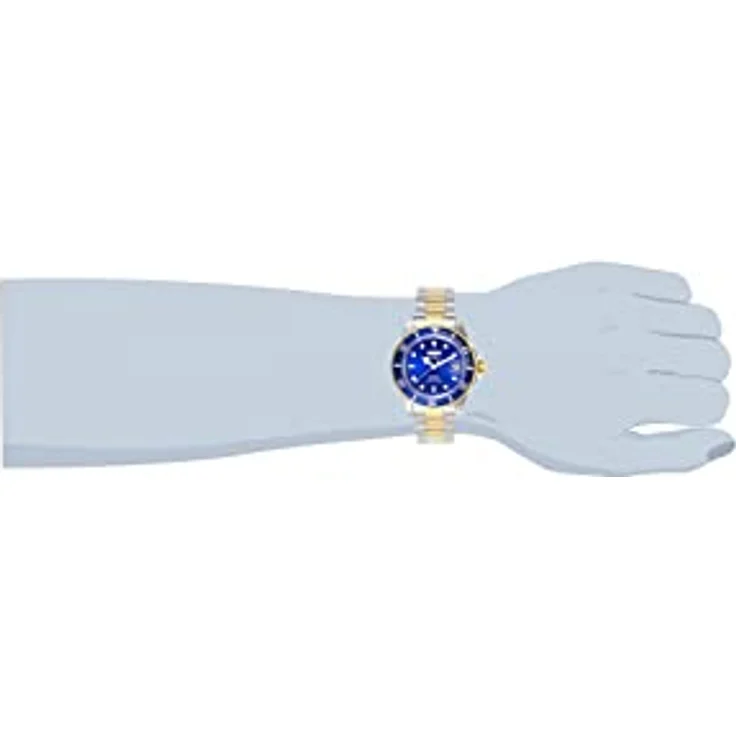 Invicta Pro Diver Automatikuhr, 40mm Edelstahlgehäuse mit blauem Zifferblatt, 20 bar Wasserdichtigkeit – Bild 3