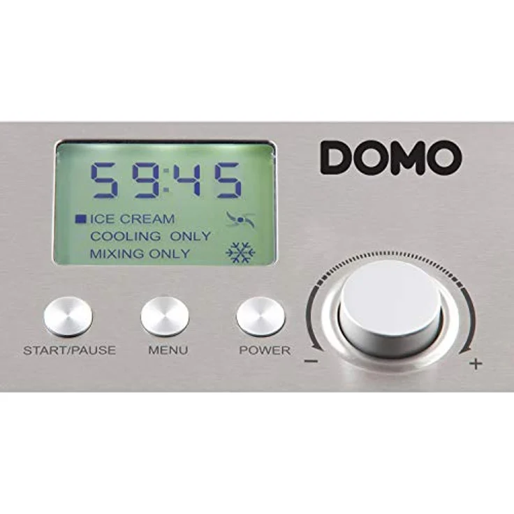 Domo DO9201L 2 L DO9201I DO920I Eismaschine, Edelstahl rostfrei, 2 liters, Silber – Bild 3