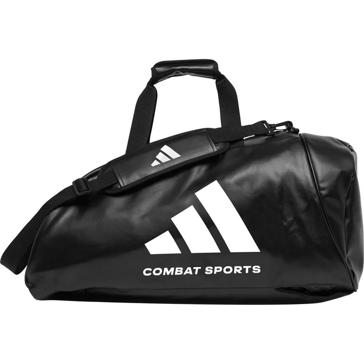 adidas Performance 2in1 Sporttasche Bag PU, hochwertige Kunstledertasche für Kampfsport, Größe S, 47l Fassungsvermögen