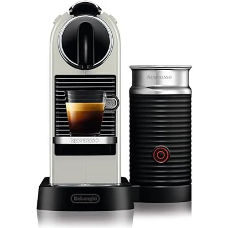 De'Longhi Nespresso Citiz EN267.WAE Kapselmaschine, Hochdruckpumpe und ideale Wärmeregelung mit Aeroccino (Milchaufschäumer), Energiesparfunktion, weiß-schwarz – Bild 9