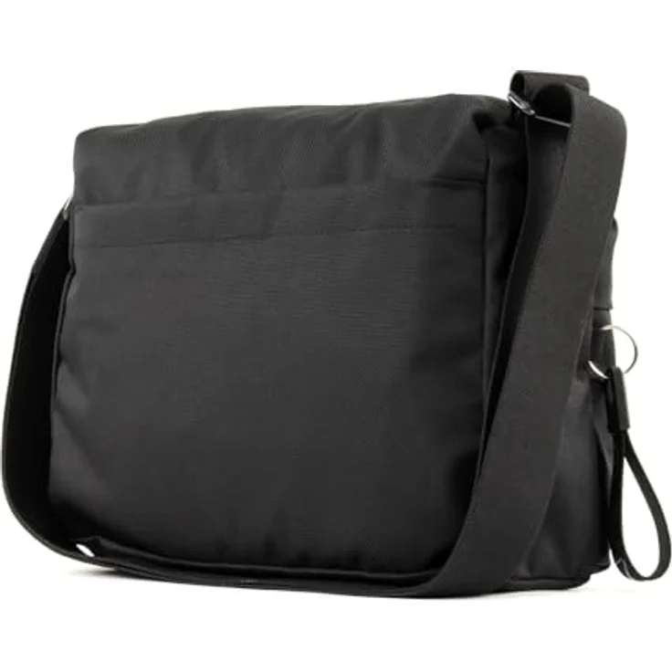 Mandarina Duck Umhängetasche MD20 Crossover Zip M, Schwarz, mit vielen Zipperfächern – Bild 4