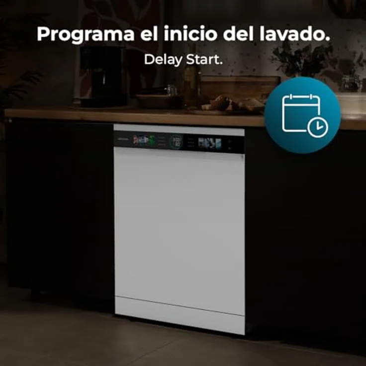 Cecotec Bolero Aguazero 6320, Geschirrspüler aus Edelstahl mit 15 Maßgedecken und 8 Waschprogrammen, inklusive Smart Wash-Technologie und Turbo Dry+ – Bild 13