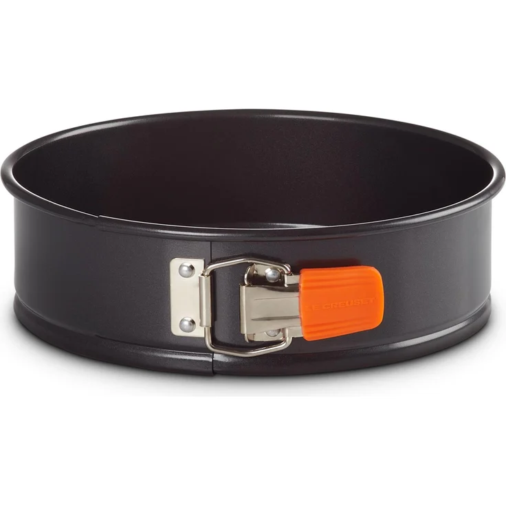 Le Creuset Springform, Backform mit Antihaftbeschichtung, schwarz, ideal für Single- und Paarhaushalte
