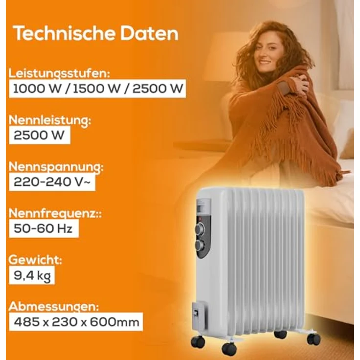 Ölradiator TT-OR 111, 11 Rippen – Bild 4