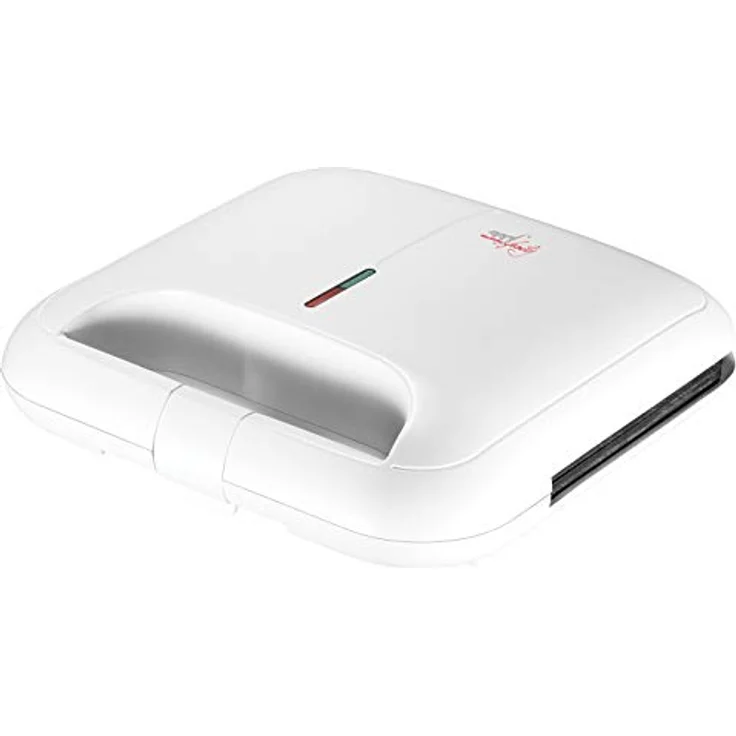 Melchioni family TOSTINA NEW ELEKTRISCHER TOASTER MIT ANTIHAFT-GRILLPLATTEN, Edelstahl, Weiss – Bild 2
