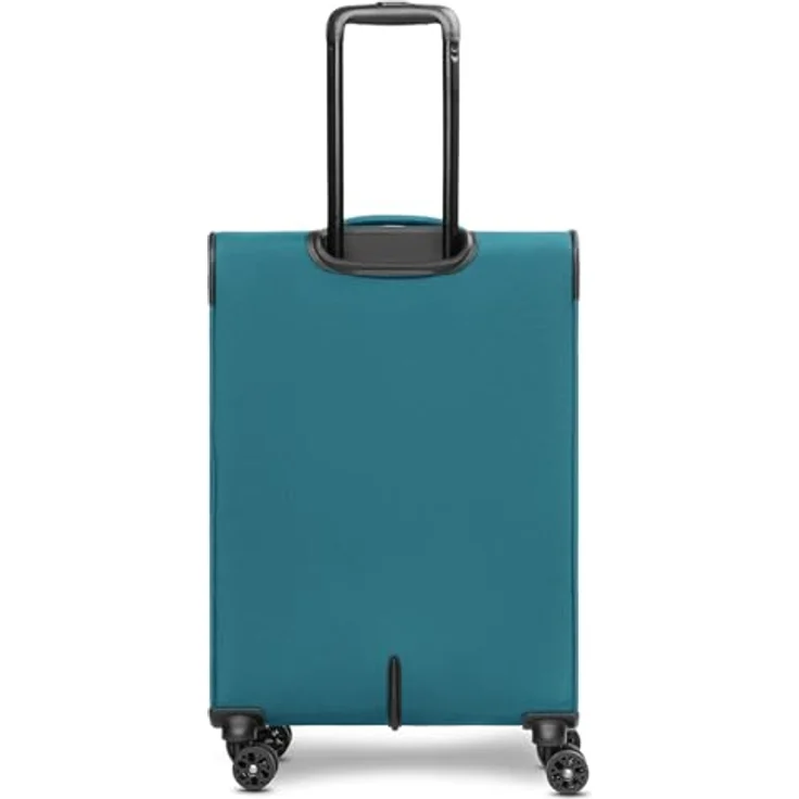 Stratic Weichgepäck-Trolley taska, 4 Rollen, erweiterbar, mit Zahlenschloss, Polyester in Schwarz – Bild 3
