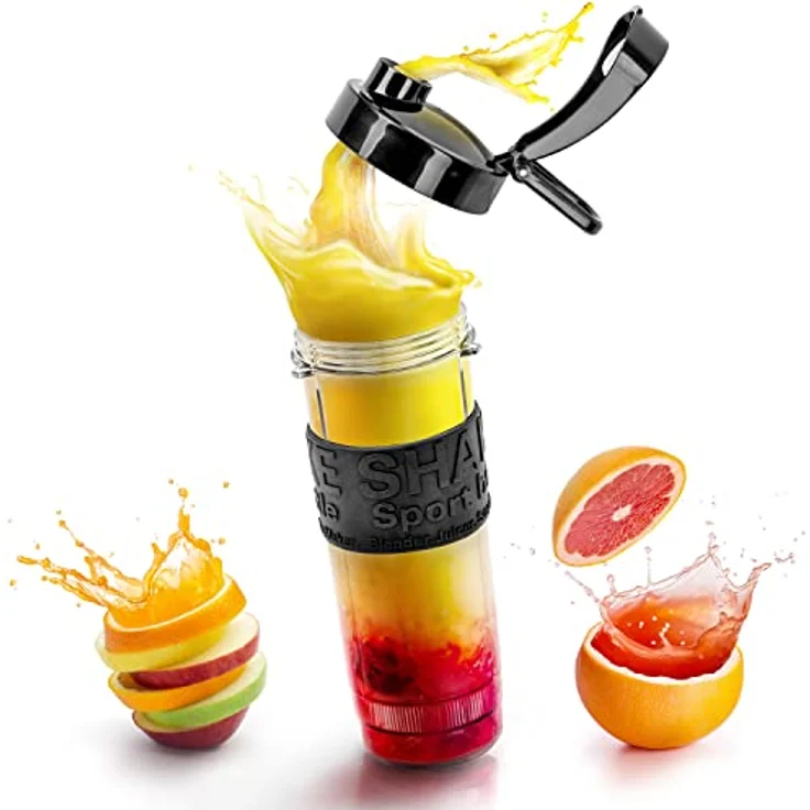 Duronic BB5 Trinkflasche für Standmixer | 570 ml Inhalt | BPA Frei | Passend zu BL510 Mixer für Smoothies und Shakes | Proteinshake, Fitness Drink, Babynahrung – Bild 1