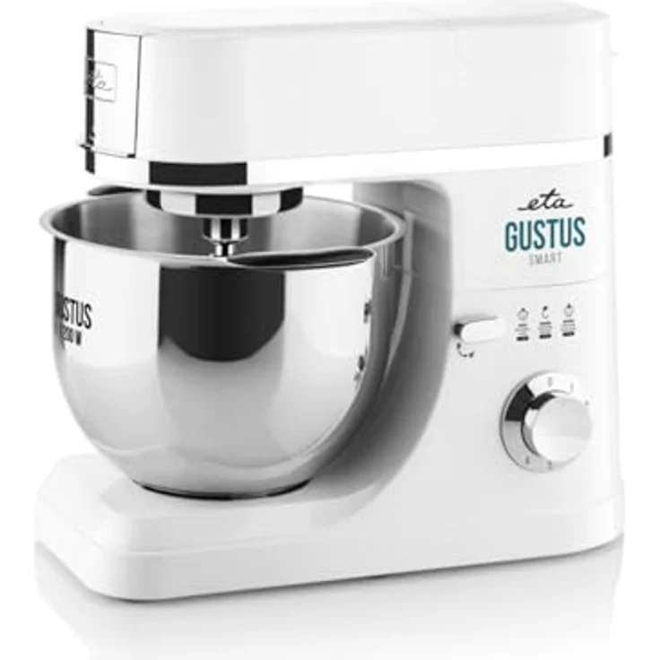 ETA Gustus Smart IV, Küchenmaschine 1.200W mit 5,5L Edelstahl-Schüssel, Planetenrührsystem und Zubehör – Bild 2