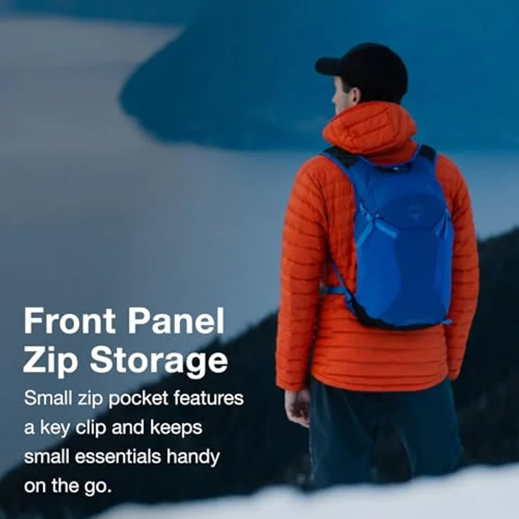 Osprey Sportlite 20 Alkaline/Hotspot Pink O/S, Rucksack mit hochfestem Nylon und AirScape Rückenplatte – Bild 5