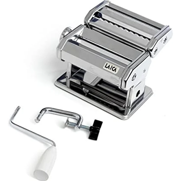 Laica PM2000 Nudelmaschine, Stahl, Silber, 15,3 x 21 x 19,8 cm – Bild 4