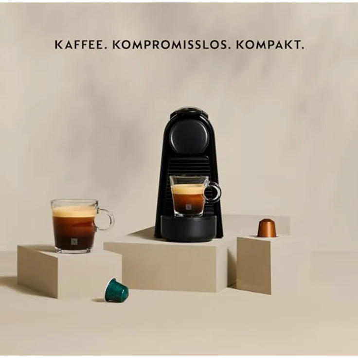 NESPRESSO Vertuo Kapselmaschine, Automatische kompakte Maschine mit 19 Bar Druck und Willkommensset – Bild 6
