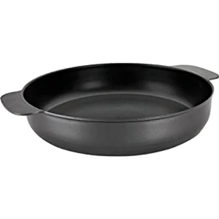 IBILI Servierpfanne Indubasic rund 24 cm, Aluminium, schwarz – Bild 2
