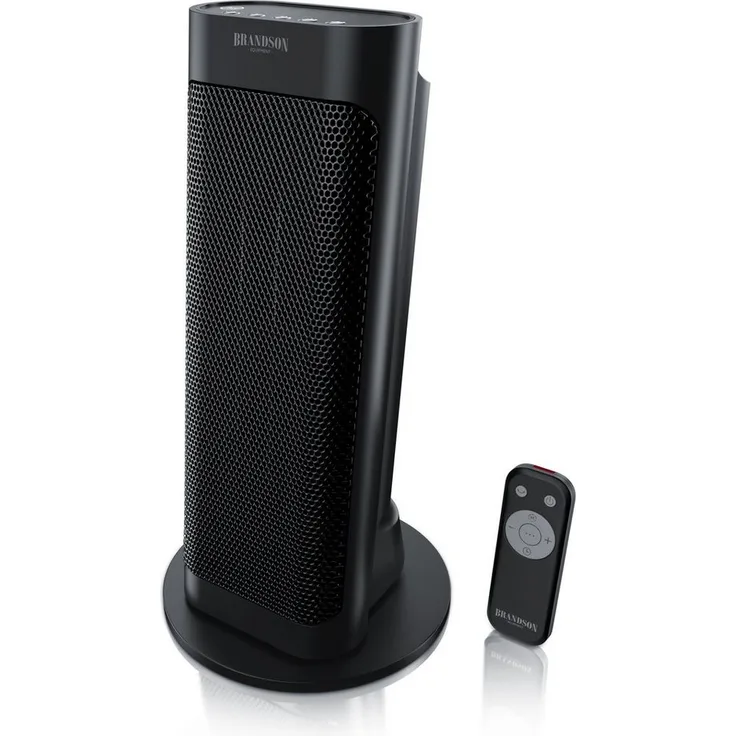 Brandson Keramikheizlüfter, 2000 W, Timer, Fernbedienung, einstellbare Temperatur, Badezimmer Heizung, elegantes Design