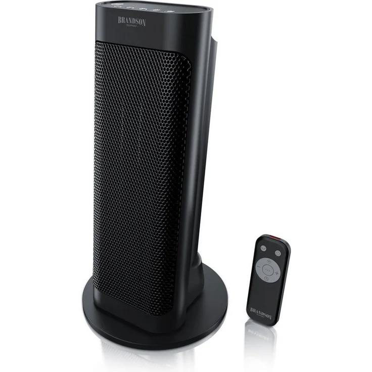 Brandson Keramikheizlüfter, 2000 W, Timer, Fernbedienung, einstellbare Temperatur, Badezimmer Heizung, elegantes Design