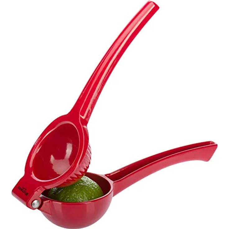 Westmark Zitruspresse mit Zangengriff, Durchmesser: ca. 7 cm, Aluminium, Juicy, Rot, 30952270 – Bild 3