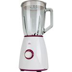 Jata BT263 Standmixer, 600W, 1,5 l Mixbehälter, 2 Geschwindigkeiten, Puls-Stufe, gezahnte Klinge aus Edelstahl, weiß