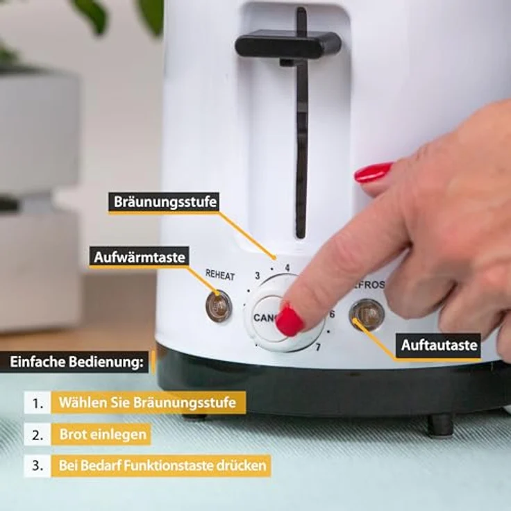 TZS First Austria FA-5368-3 Toaster – Bild 7