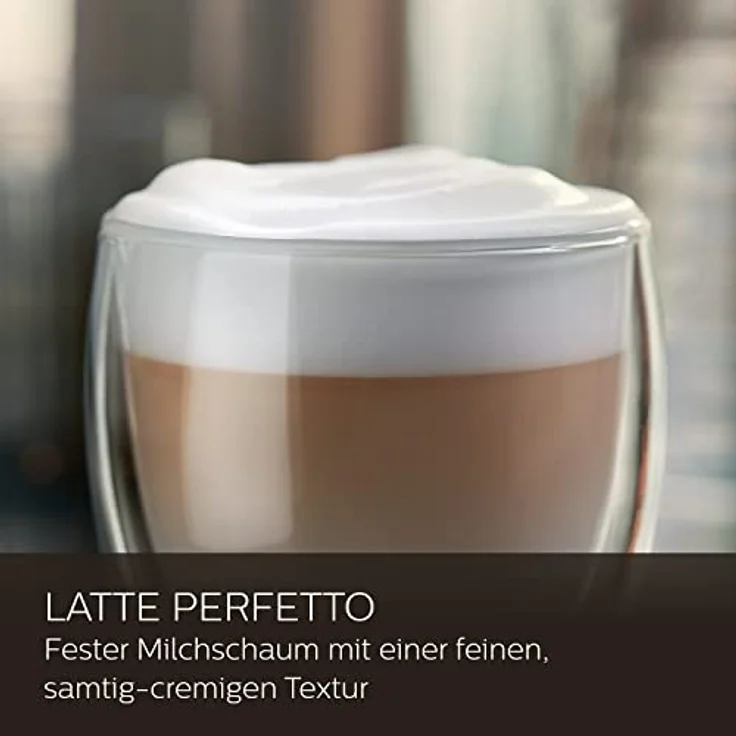 Saeco GranAroma Kaffeevollautomat – 14 Kaffeespezialitäten, Intuitives Farbdisplay, 4 Benutzerprofile, Keramikmahlwerk, 1500 Watt, 1800 Milliliter, 38.3 x 26.2 x 44.8 cm,(SM6580/10) – Bild 4