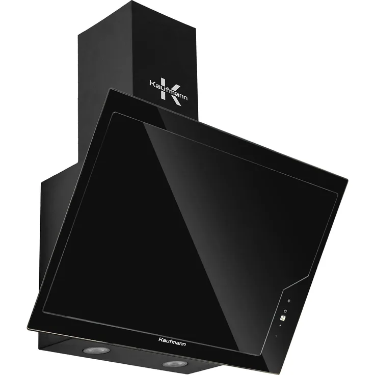 Kaufmann Wandhaube FAVORE 60 BL Kopffrei-Dunstabzugshaube mit 1000 m³/h in Schwarz