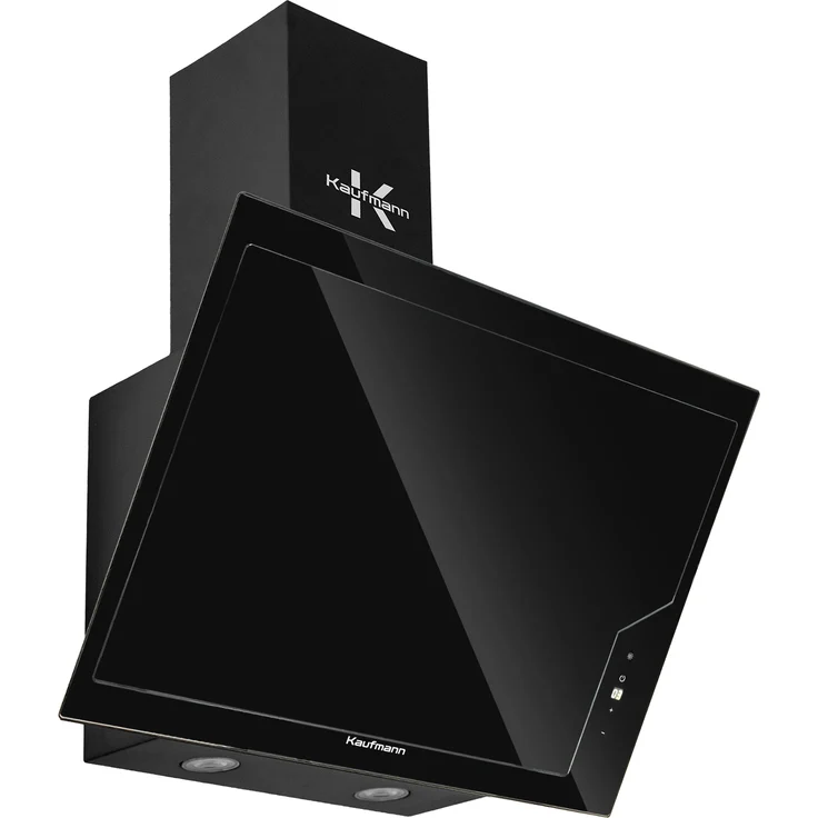 Kaufmann Wandhaube FAVORE 60 BL Kopffrei-Dunstabzugshaube mit 1000 m³/h in Schwarz