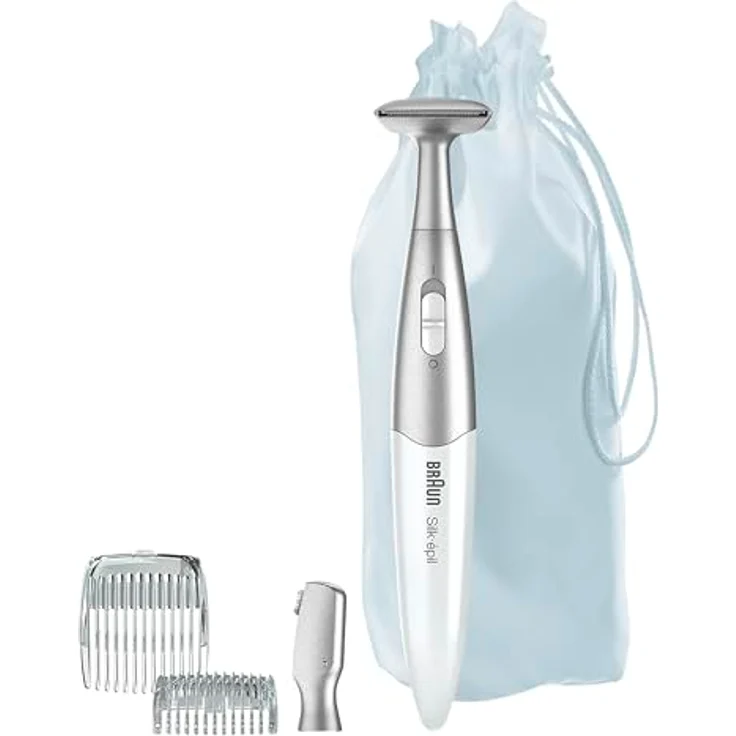 Braun Silk-épil Bikinitrimmer FG1100, mit 4 Extras, weiß – Bild 4
