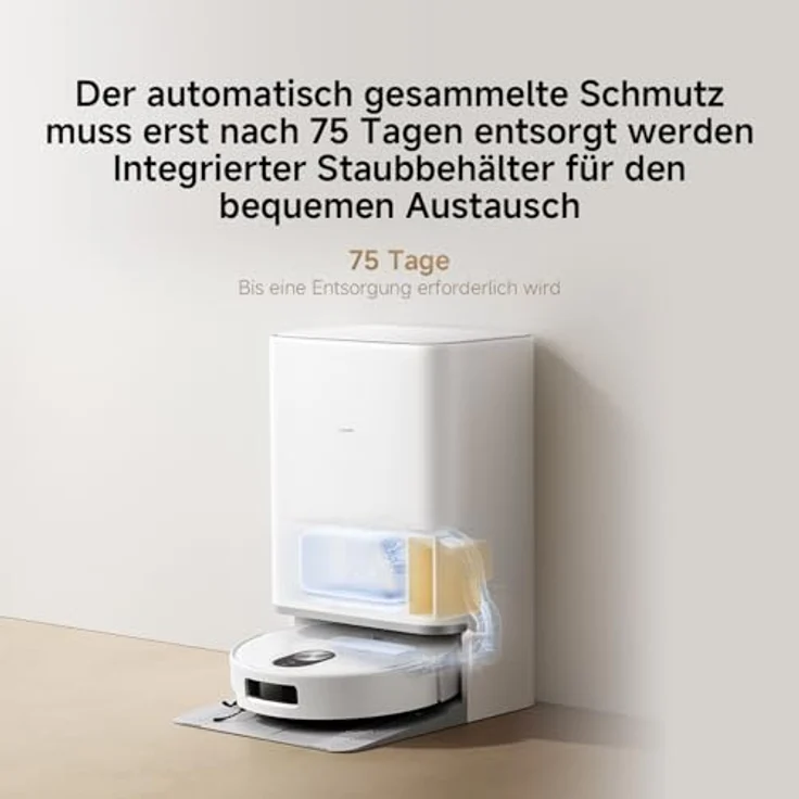 Xiaomi Robot Vacuum 5, Staubsauger-Roboter mit intelligenter Navigation und hoher Saugkraft, schwarz – Bild 11