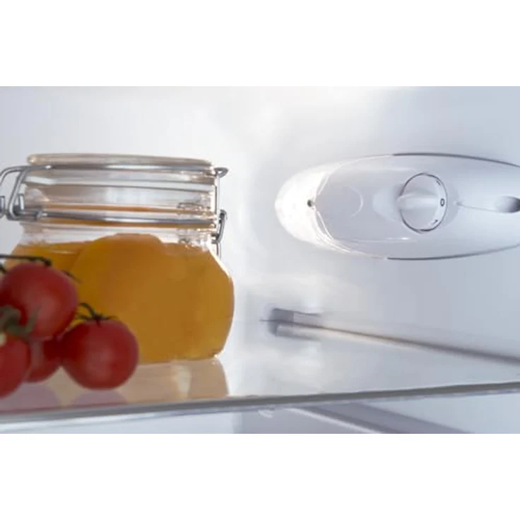 Amica DTR 374 190 R Retro Kühl-/Gefrierkombination/Rot, 144cm (H) x 55cm (B) x 62cm (T), 206 l Nutzinhalt, Energieeffizienzklasse D, FrostControl – Bild 4