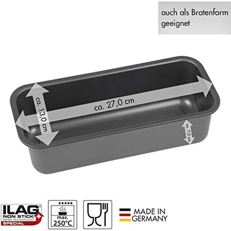 chg 9821-04 Antihaft-Backform, Anthrazit-Metallic – Bild 5