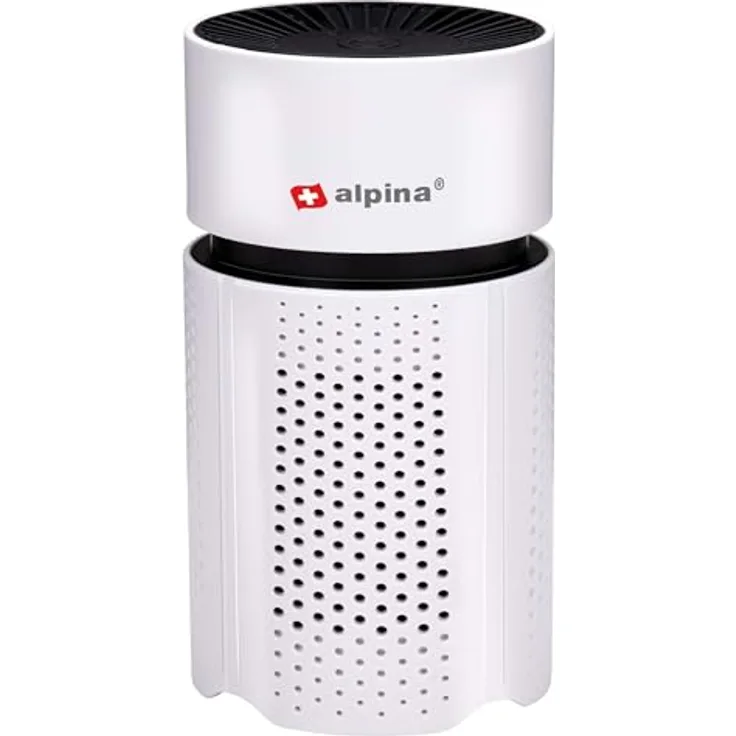 alpina Luftreiniger USB A, HEPA-13-Filter mit Ionisator für kleine Räume bis 6m², 1,5W